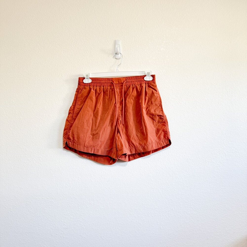 ☀️ MEN'S ABERCROMBIE & FITCH Rust Orange Red Swim Trunks Bottoms Swimwear Medium